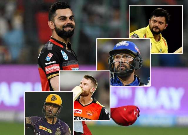 5 players with the most runs for a single franchise in IPL