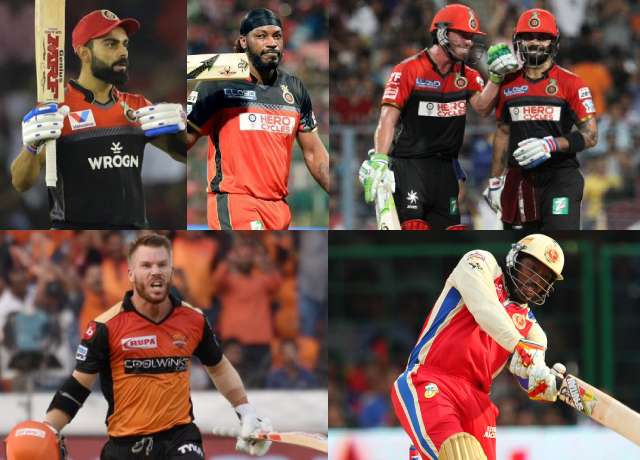 Top 5 batting records in IPL