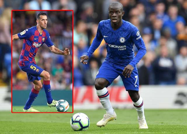 N'Golo Kante vs Sergio Busquets