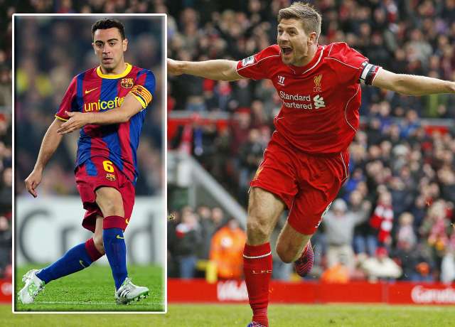 Steven Gerrard vs Xavi