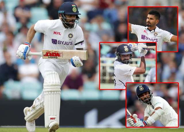 5 Indian players with the highest individual score in a pink ball test match