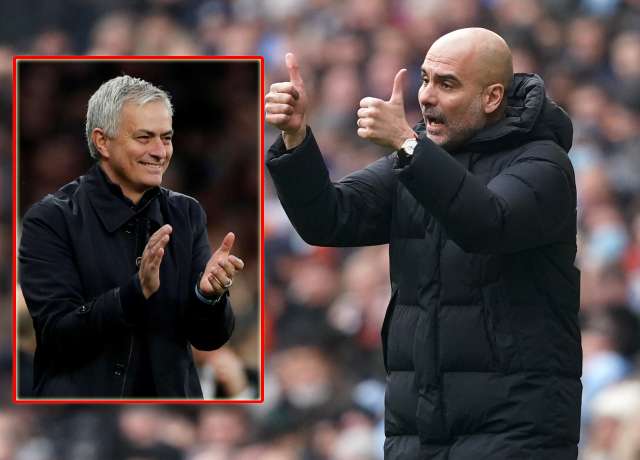 Pep Guardiola vs Jose Mourinho