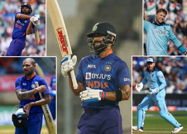 Top 5 players with most ODI runs in India vs England ODIs