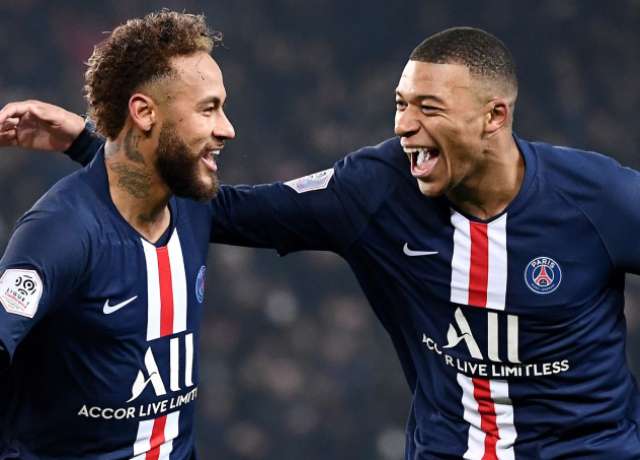 Neymar Jr and Kylian Mbappe