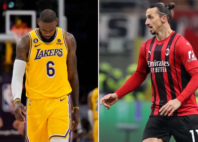 Zlatan Ibrahimovic and Lebron James