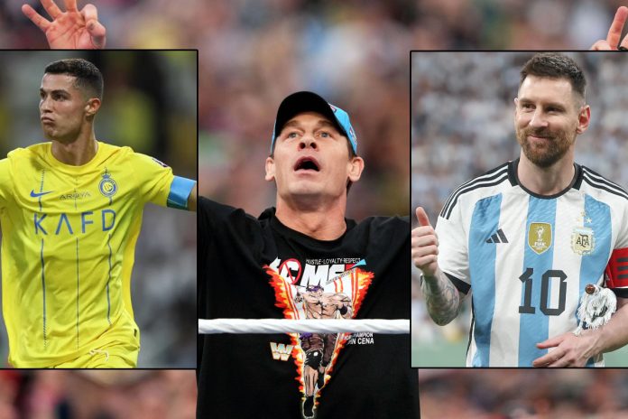 John Cena's Response When Asked To Choose Between Ronaldo And Messi