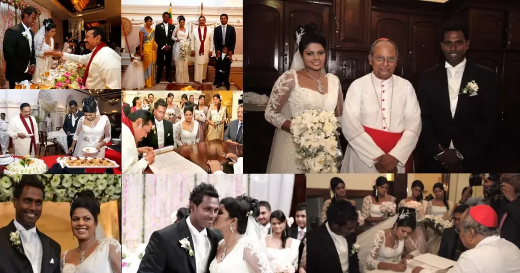 Angelo Mathews Wife Heshani Silva