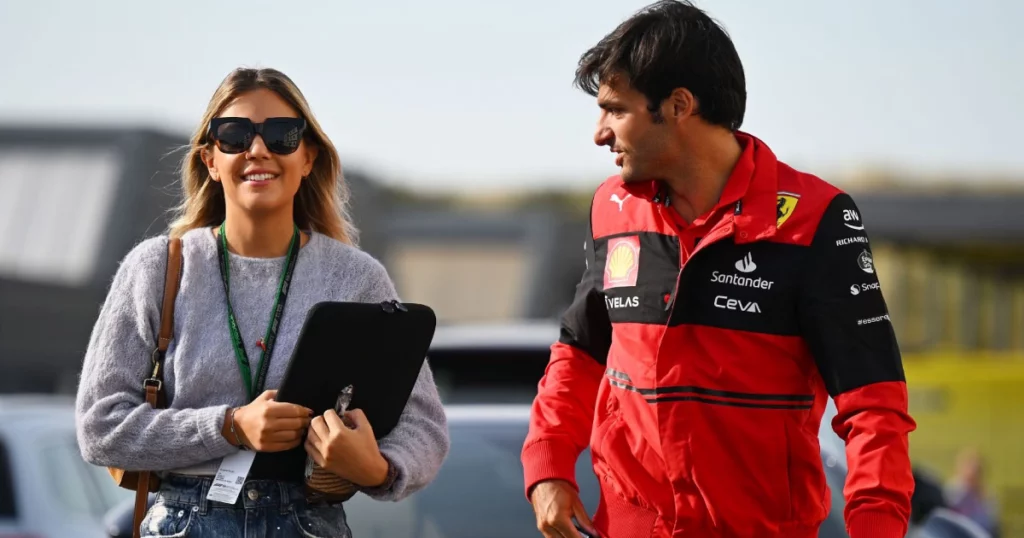 Carlos Sainz Girlfriend Isabel Hernaez