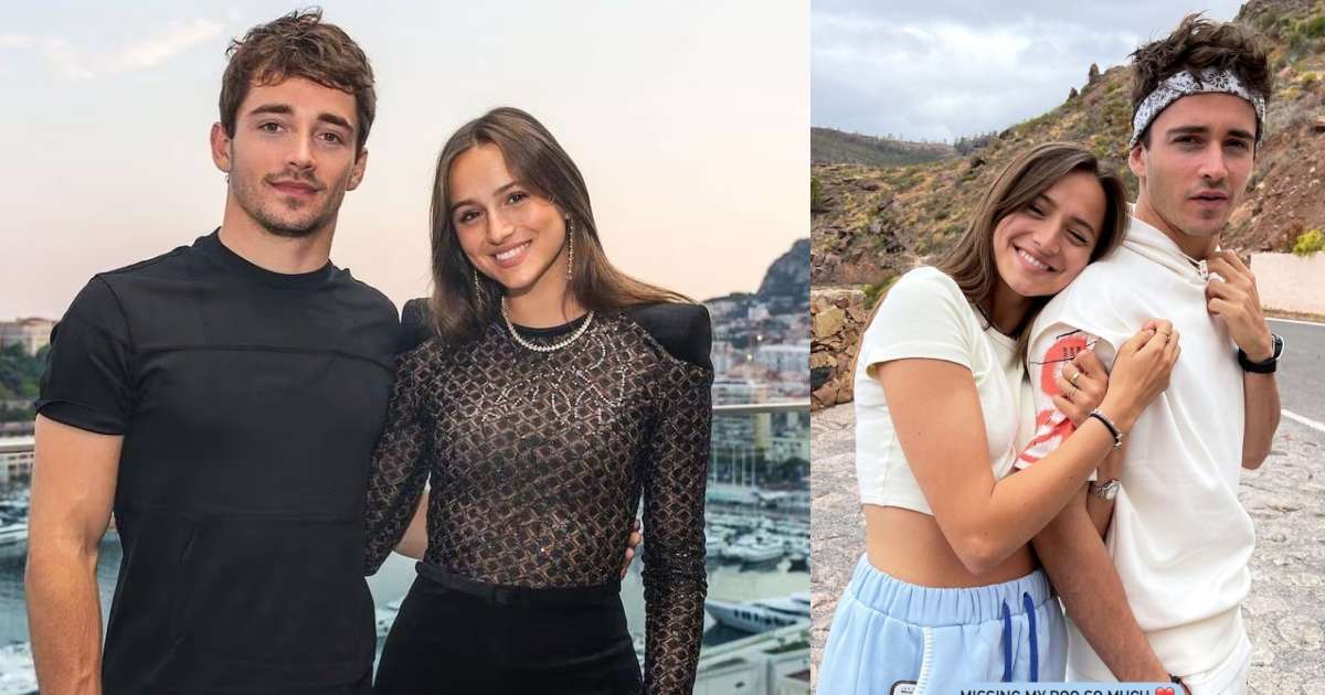 Charles Leclerc Girlfriend Charlotte Sine