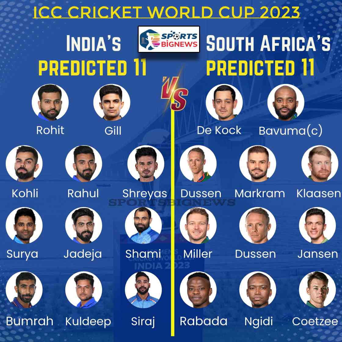 World Cup 2023: IND Vs SA, Dream11, Free Live Stream