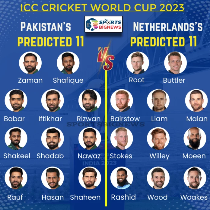 Cricket World Cup 2023: PAK Vs ENG Dream 11, Free live stream