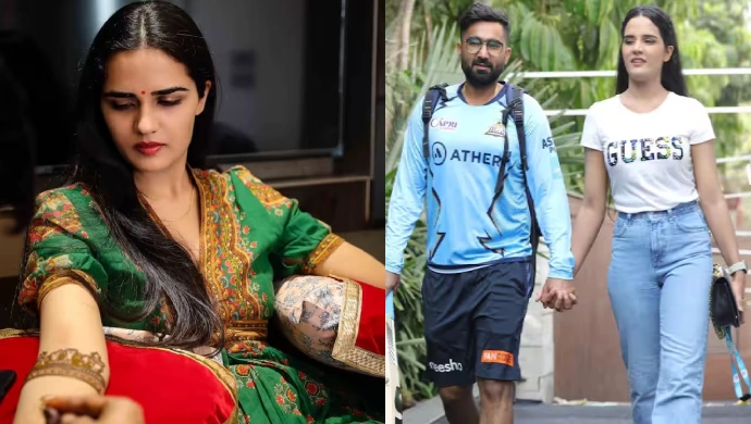 Rahul Tewatia’s wife riddhi pannu