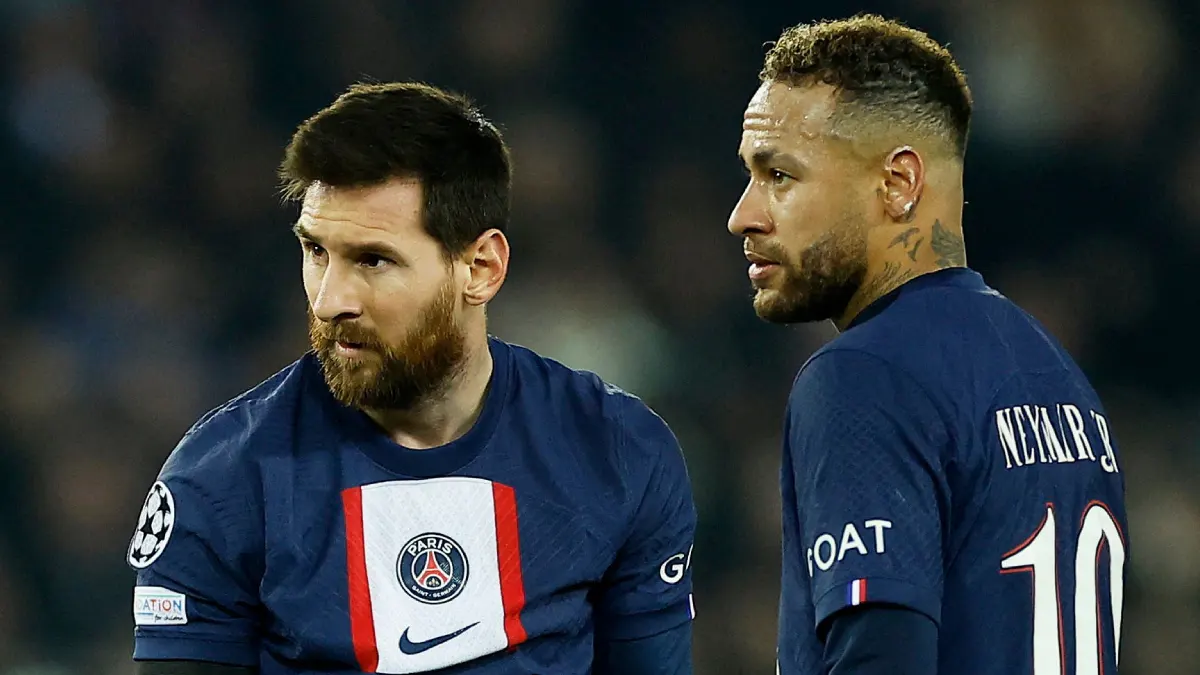Lionel Messi and Neymar Jr