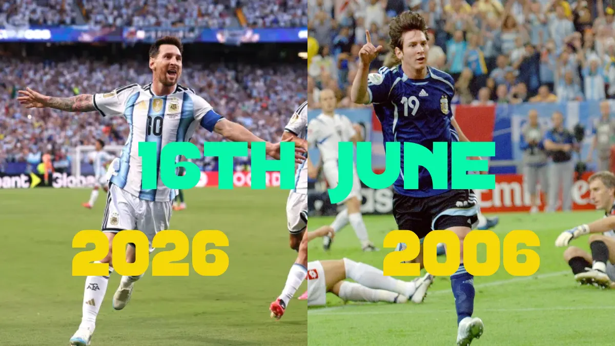 June 16th: Lionel Messi Scored His First World Cup Goal on This Day 20 Years Ago
